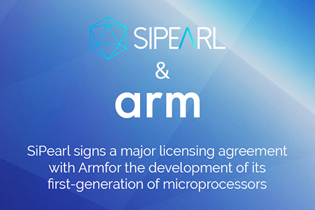 Communiqué de presse SiPearl signe avec Arm un contrat de licence majeur pour le développement de sa 1ère génération de microprocesseurs